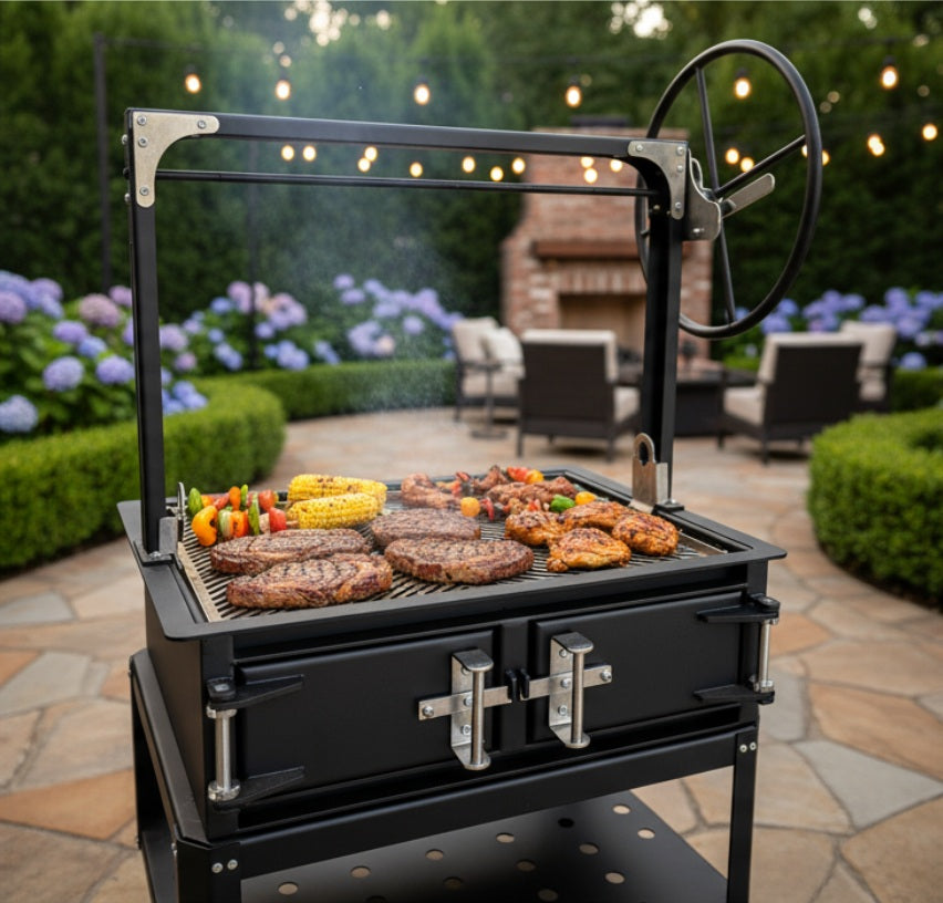 Portable Santa Maria BBQ Grill Pit